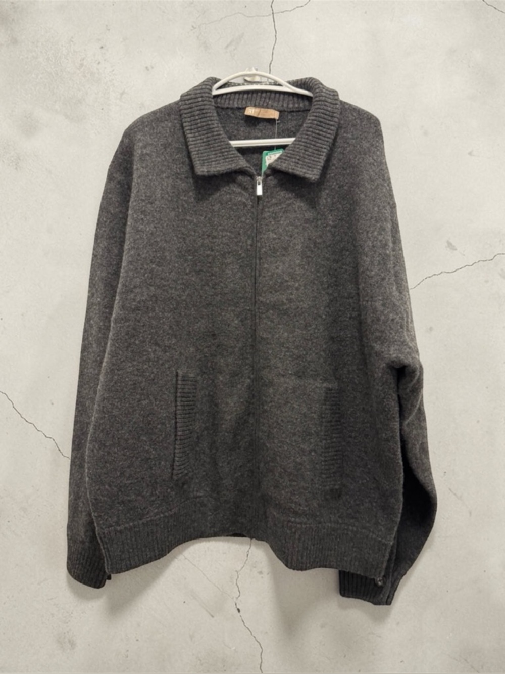 Simons Le 31 Studio 100% Wool Cardigan — New With Tags | Charcoal Grey | Size L